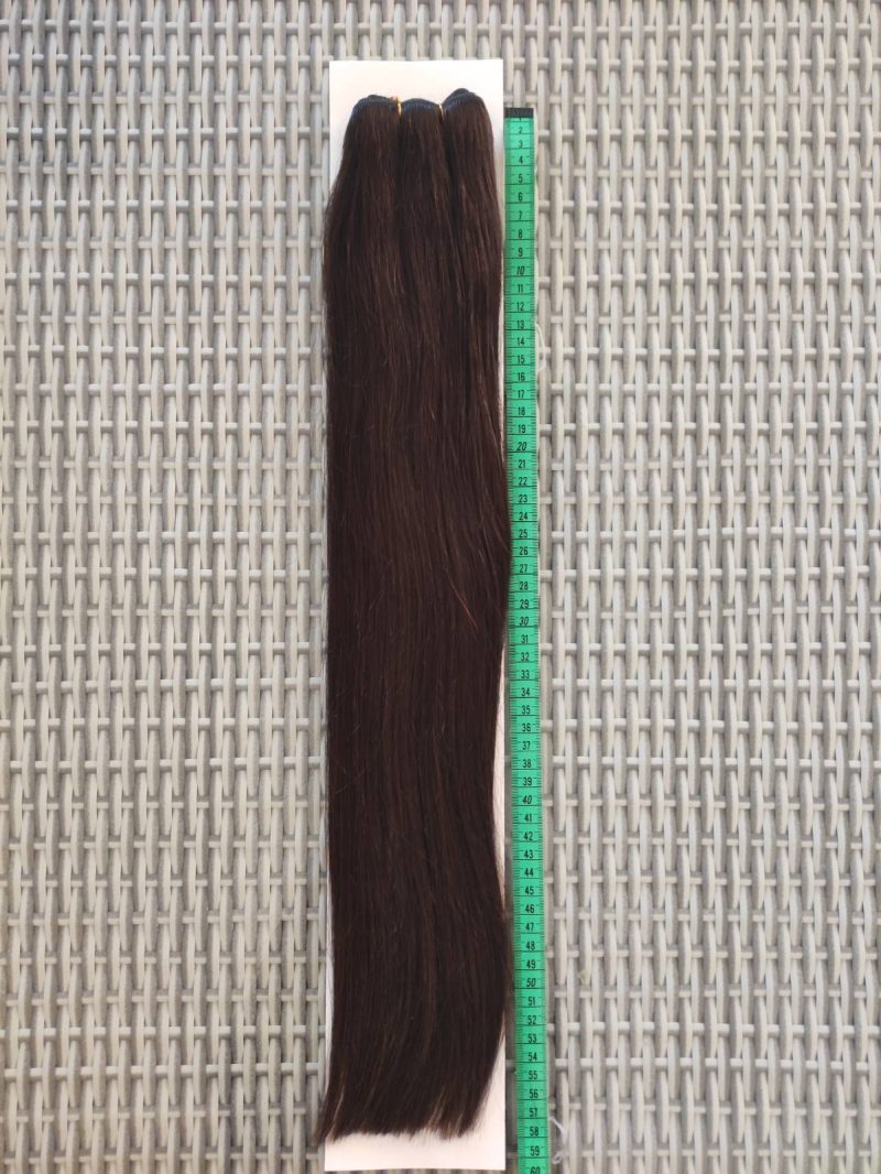 Естествена коса с плътни краища Remy 60 см – Удължаване на коса на изплащане